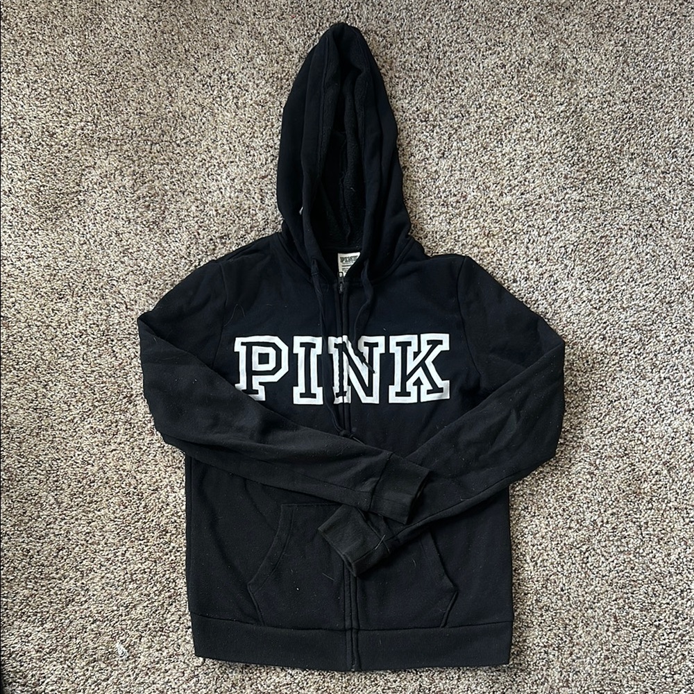 PINK Black Hoodie